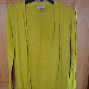 Ann Taylor Loft Light Cardigan Small